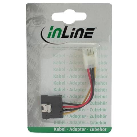 cavo sata alimentazione da 4pin maschio 3,5" (alim.) a 15pin power sata femmina (hdd) , chiusura a scatto - Foto 2