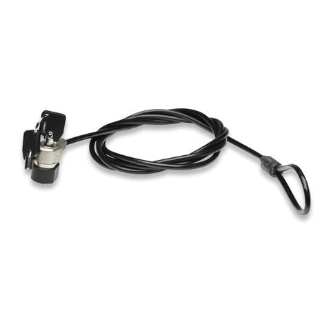 IQ-LOK-07-K - Cavo di sicurezza acciaio con serratura 1.8mt PVC Nero - Foto 2