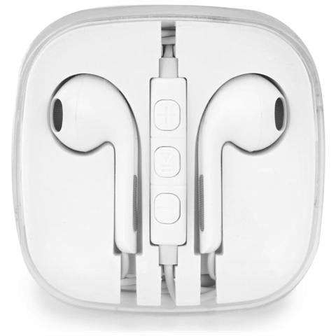 Kit Hf Stereo Iphone 3g / 3gs / 4g / 5/5s / 5se / 6 New Box Bianco - Foto 1