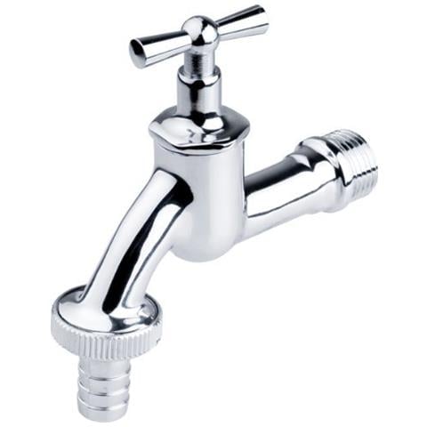 12 Inch Bsp Rubinetto Giardino Lucidato Ottonecromato Valvola - Foto 1