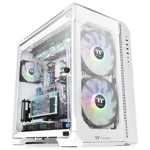 Case View 51 TG ARGB Snow Middle Tower ATX / EATX / Micro-ATX / Mini-ITX 1 Porta USB 3.1 2 Porte USB 3.0 Colore Bianco (Finestrato)  - Foto 1