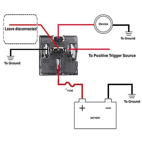 Standard Auto Relay 12v 40a Spdt 5 Pin-car Heavy Duty Interruttori E Antipasti Usato Per Auto Motor Automobile Con Cassa Nera Trasparente Impermeabile. Confezione Da 4 - Foto 4