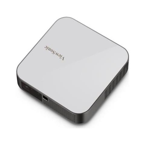 M2e - Videoproiettore Led Portatile Full Hd (1920x1080) - 2x3w - Led 1000 Lumen - Bluetooth, Wi-fi, Usb - Grigio - Foto 1