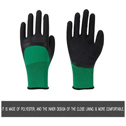 2 Pezzi 120l Grandi Sacchi Rifiuti Dei Giardini (h76cm D45cm) E 1 Guanti Da Giardinaggio Giardino Dei Rifiuti Spazzatura Sacco Del Sacchetto Riutilizzabile Giardino Rifiuti Sack Impermeabili Sacchi Per Rifiuti Spazzatura Con Maniglie Antistrappo Foglia - Foto 2