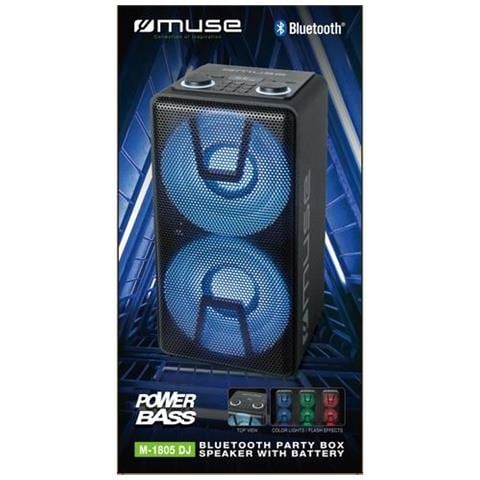 M-1805 Dj Party Speak Portatile Bt Fm 150w Con Led - Foto 2