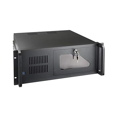 "Tooq RACK-406N-USB3 - Custodia per computer (per rack 19""4U, chiusura anteriore con formato ATX con chiave, 2 x USB 3.0) " - Foto 1