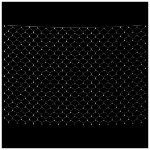 Luci Di Natale Rete Bianco Freddo 3x3m 306 Led Interni Esterni - Foto 2