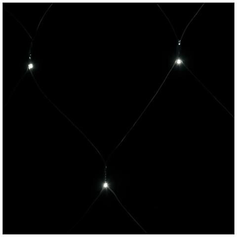 Luci Di Natale Rete Bianco Freddo 3x3m 306 Led Interni Esterni - Foto 8