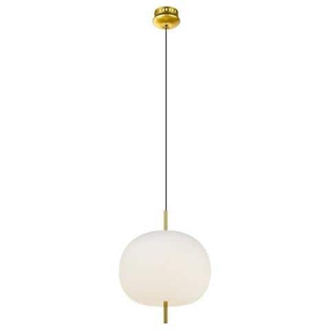 Esclusiva Lampada A Sospensione A Led Oro Bianco - Apple - Foto 2