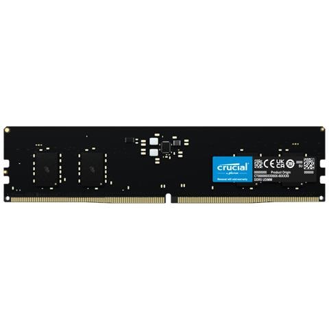 8GB (1x8GB) DDR5-5600 CL46 RAM Arbeitsspeicher memoria 5600 MHz Data Integrity Check (verifica integrità dati) - Foto 1