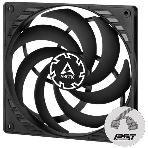 P14 Slim PWM PST Case per computer Ventilatore 14 cm Nero 1 pz - Foto 2