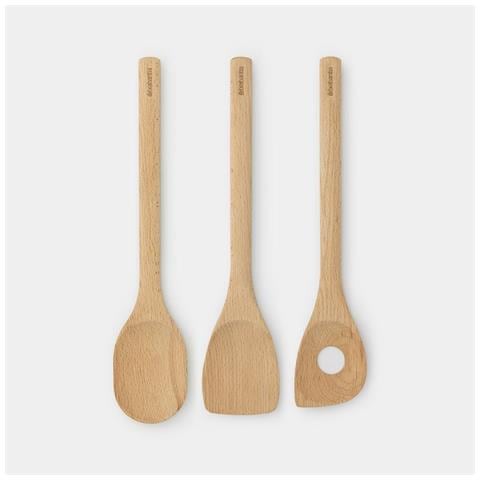 260681 cucchiaio Cucchiaio da cottura Legno 3 pz - Foto 1
