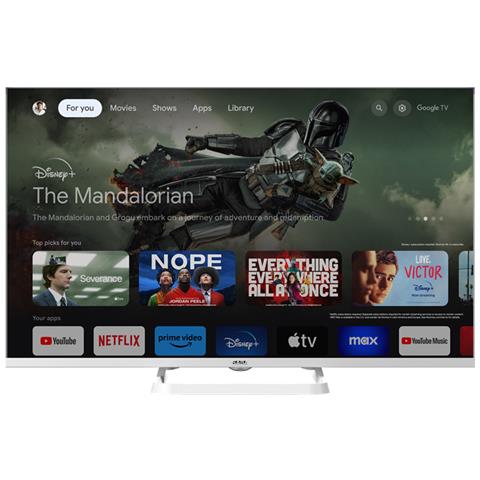 TV LED HD 2K 32"Smart Tv Ethernet + WiFi Ready Google TV Colore Bianco - Foto 1