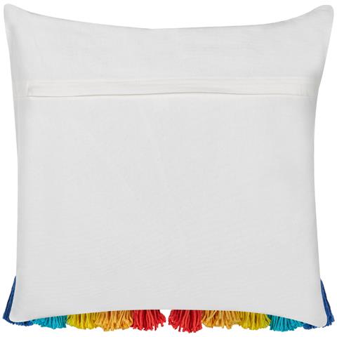 Cuscino Decorativo Dorstenia Cotone 45 X 45 Cm Ricamato Multicolore - Foto 2