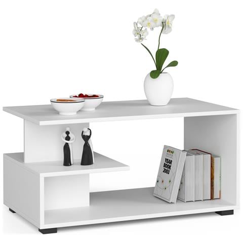 Tavolino da caff? PIN, 90x51x45 cm, Colore Bianco - Foto 1