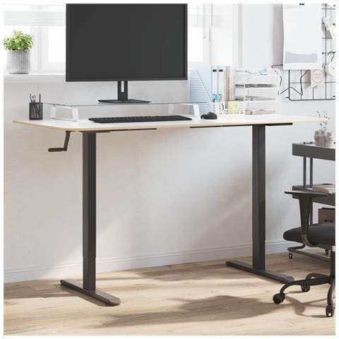 Telaio Scrivania In Piedi Nero (94-135) x60x (70-114) cm Acciaio - Foto 3