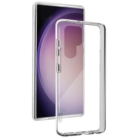 Cover Per Samsung Galaxy S24 Ultra Flessibile E Sottile In Tpu, Trasparente - Foto 1