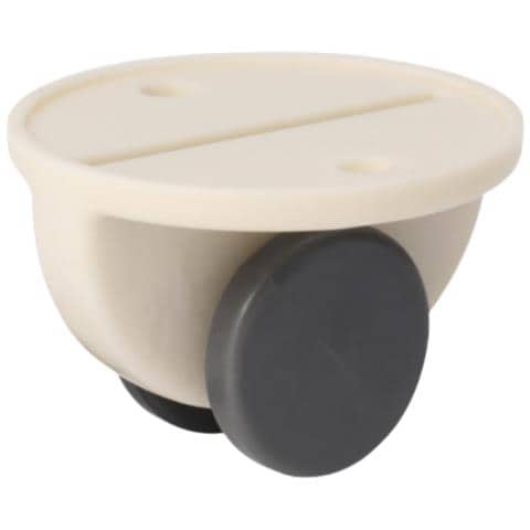 Ruote Girevoli Autoadesive, Mini Ruote Girevoli Adesive Per Contenitori Di Stoccaggio White - Foto 2