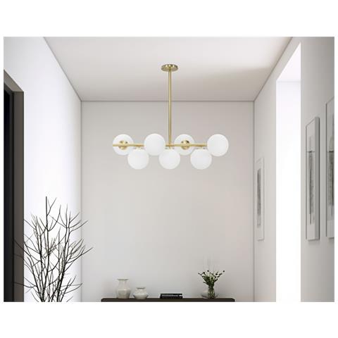 Lampadario Glamy 7 Luci Cm 81x30x74 - Foto 5