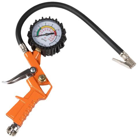 Manometro Con Pistola Per Gonfiaggio Pneumatici Con Attacco Rapido Universale - Foto 2
