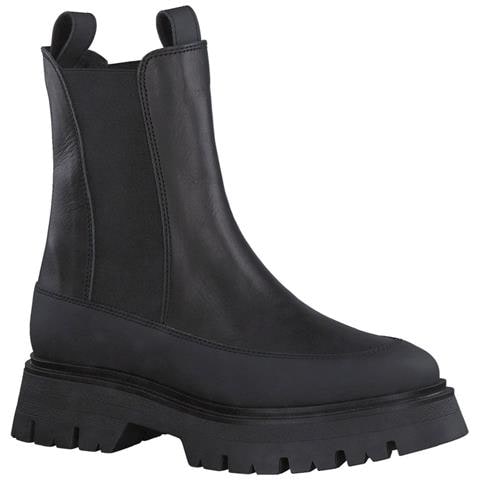 Black Casual Closed Booties Stivaletti Pelle Scarpe Donna Nero Eu 37, 1-25461-29 064 - Foto 2