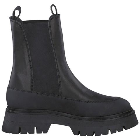 Black Casual Closed Booties Stivaletti Pelle Scarpe Donna Nero Eu 37, 1-25461-29 064 - Foto 3