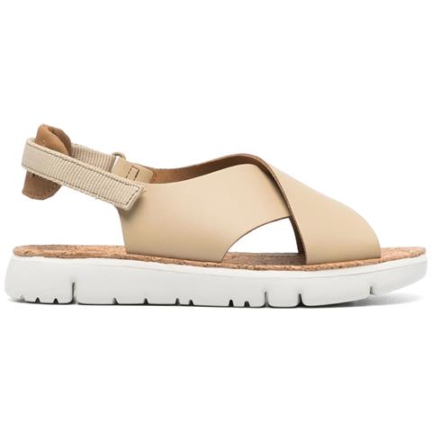 Lasted Sandals Medium Beige Sandali Pelle Di Mucca Scarpe Donna Beige Eu 36, K200157-053 - Foto 2