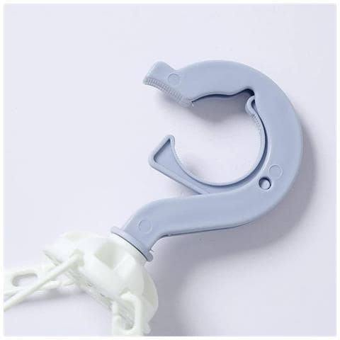 Stendibiancheria Pieghevole In Acciaio Con 32 Clip, Blu, Salvaspazio E Pratico - Foto 2