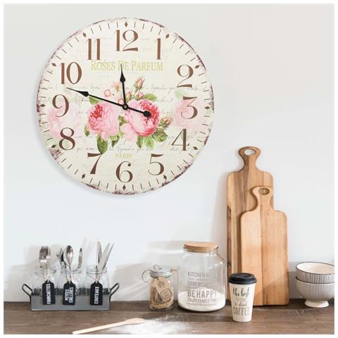 Orologio da Parete Vintage Fiore 60 cm - Foto 2