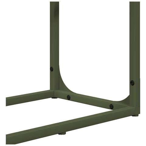 Rastrelliera per Legna da Ardere Verde Oliva 60x25x100 cm - Foto 2