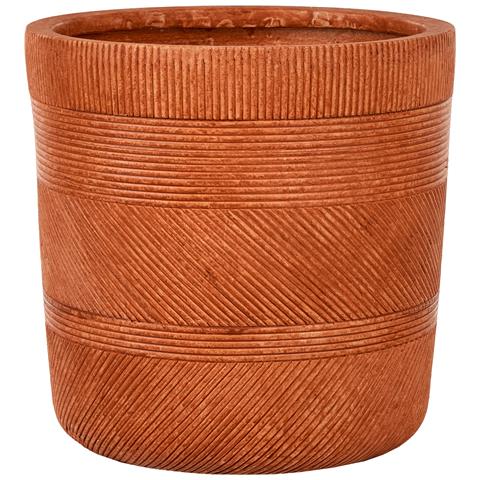 Vaso Per Piante Voula 36 Cm Marrone Dorato - Foto 2