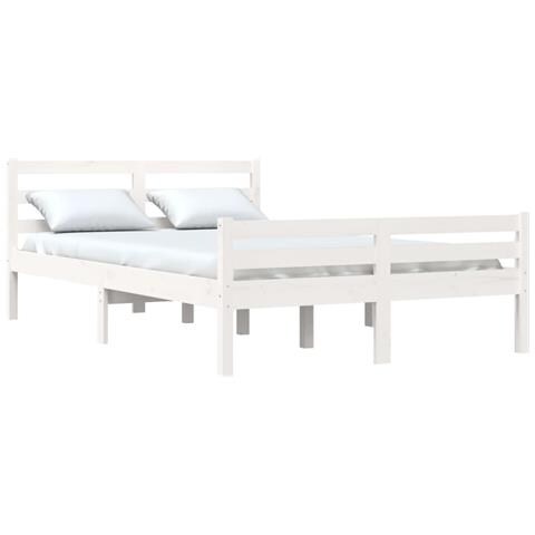 Lusso Casadino -  Giroletto Bianco In Legno Massello 150x200 Cm King Size - Foto 2