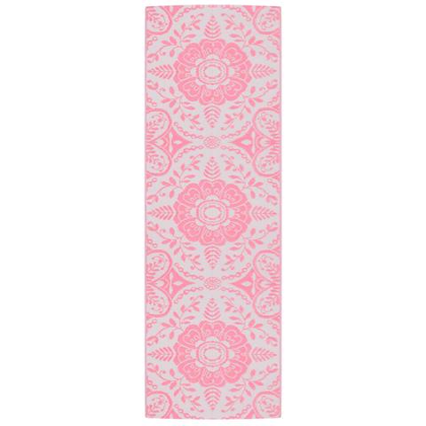Tappeto da Esterno ARAKIL Rosa 80x250 cm PP - Foto 1