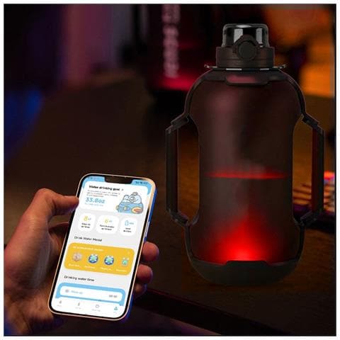 Smart Water Bottle With App - Track Hydration & Led Reminders - Foto 6