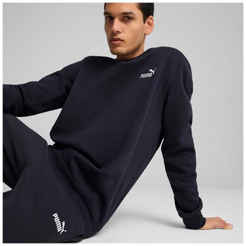 Ess Small No. 1 Logo Crew Fl 68256216, Uomini, Blu, Xl - Foto 2