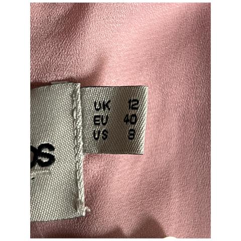 Abito Al Ginocchio Elegante A Manica Corta Rosa Taglia 40 - Foto 8