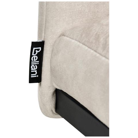 Set Di 4 Sedie Da Pranzo Cisco Tessuto Beige Chiaro - Foto 8