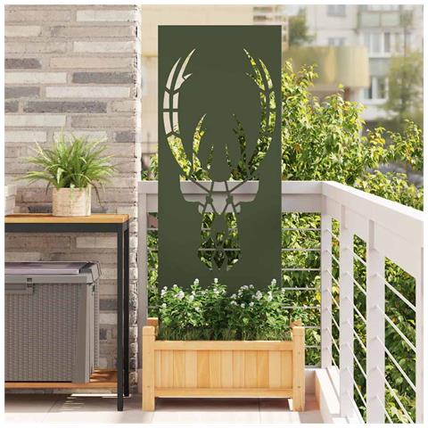 Pannello Decorativo da Giardino Oliver verde 50 x 140 cm - Foto 2