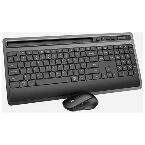 Combo Tastiera E Mouse Wireless 2.4g Con Controllo Volume E Design Ergonomico - Foto 2
