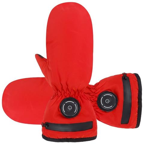 Guanti Riscaldati Usb Ricaricabili Per Attività Invernali All'aperto - Sci, Ciclismo E Altro Red - Foto 1