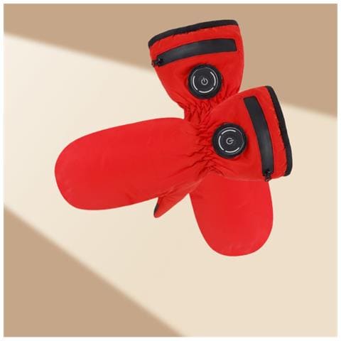 Guanti Riscaldati Usb Ricaricabili Per Attività Invernali All'aperto - Sci, Ciclismo E Altro Red - Foto 4