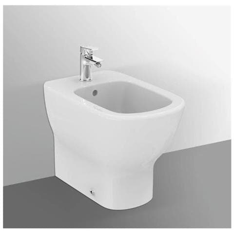 Tesi Bidet Filo Muro 55x36 Monoforo - Bianco Opaco Monoforo A Magazzino - Foto 1