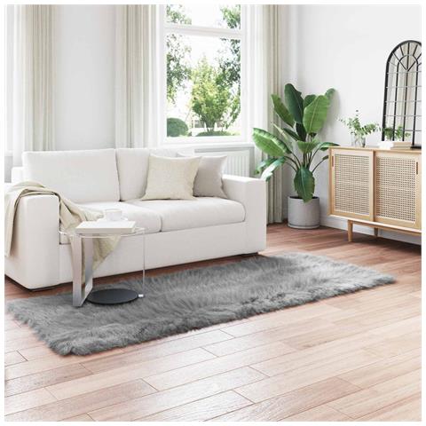 Tappeto Pecora Tafalla Grigio 80 x 250 cm Poliestere - Foto 2