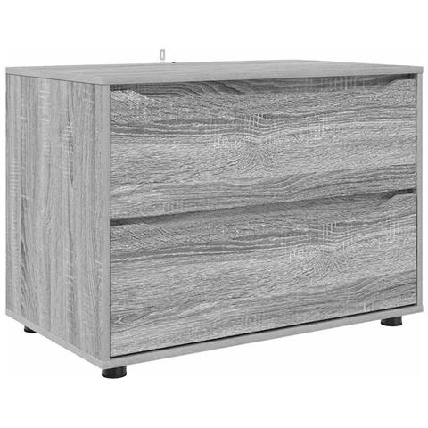 Armadio Grigio Sonoma 80 x 48 x 57 cm Legno multistrato - Foto 1