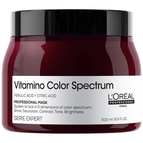 L'oreal Professionnel, Vitamino Color Spectrum, Maschera Crema Trattamento Capelli, Per La Protezione Del Colore, 500 Ml - Foto 1