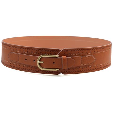 Cintura Classica Marrone Chiaro - Foto 6