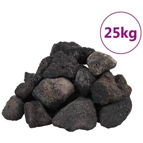 Rocce Vulcaniche 25 kg Nere 5-8 cm - Foto 1
