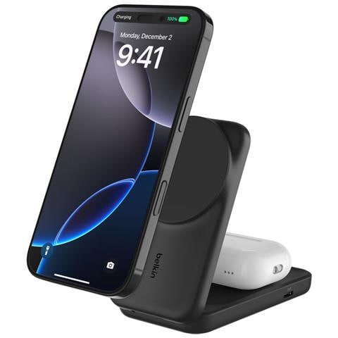Qi2 Fitness tracker, Cuffie, Smartphone, Orologio intelligente Nero USB Carica wireless Ricarica rapida Interno - Foto 1