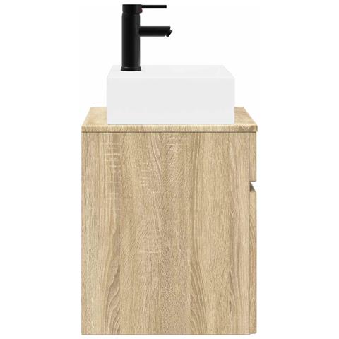 Mobile Lavabo da Parete Rovere Sonoma 39 x 41 x 62,5 cm - Foto 2
