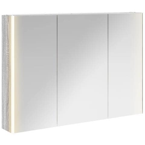 Mobiletto per specchio da bagno Grigio Sonoma - Foto 1